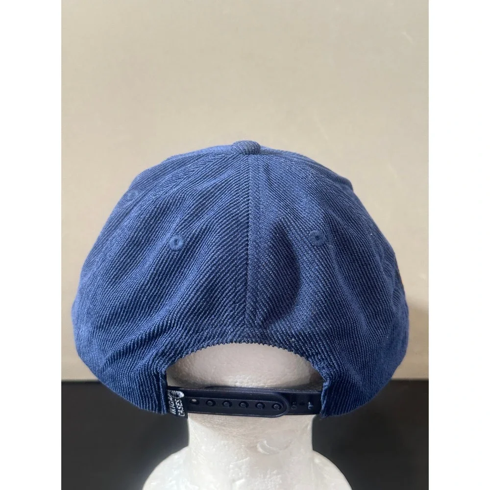 Ikigai Cases District of‎ Columbia Corduroy Snapback Hat Navy Blue Tiger Patch